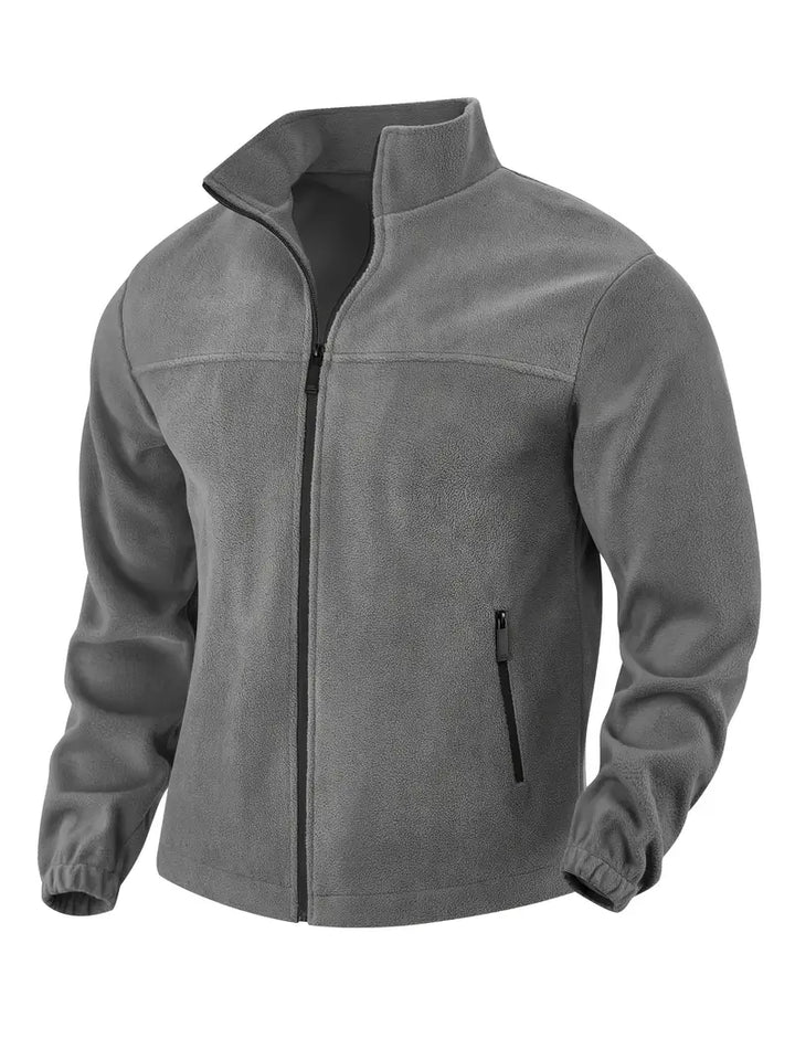 Barron – Lässige Fleece Jacke Mit Reißverschluss Und Tasche