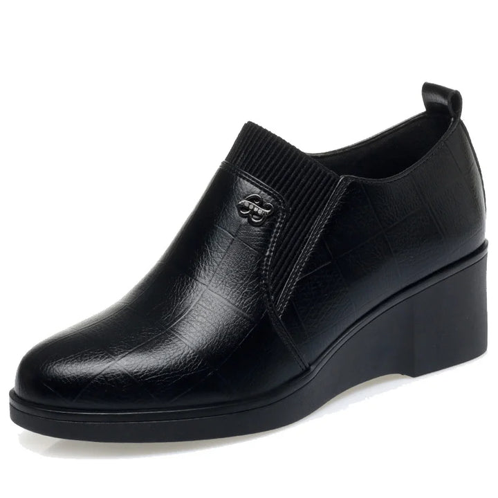 Switolina – Modische Keilschuhe Aus Leder