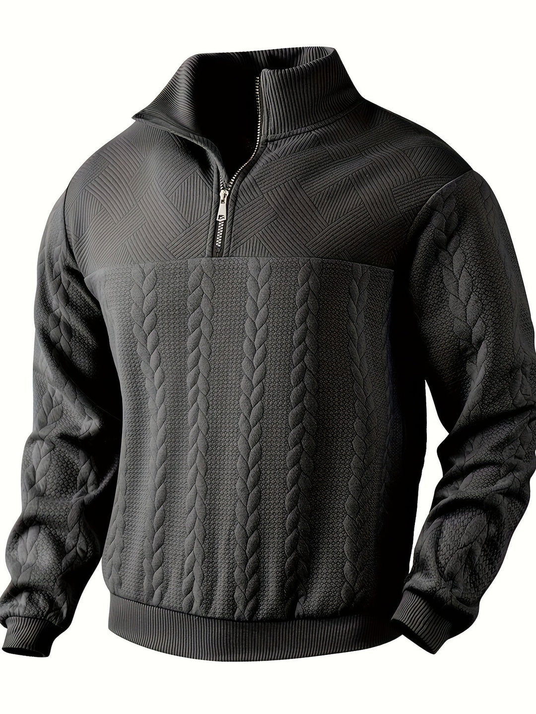 Caleb – Vintage Reißverschluss Pullover