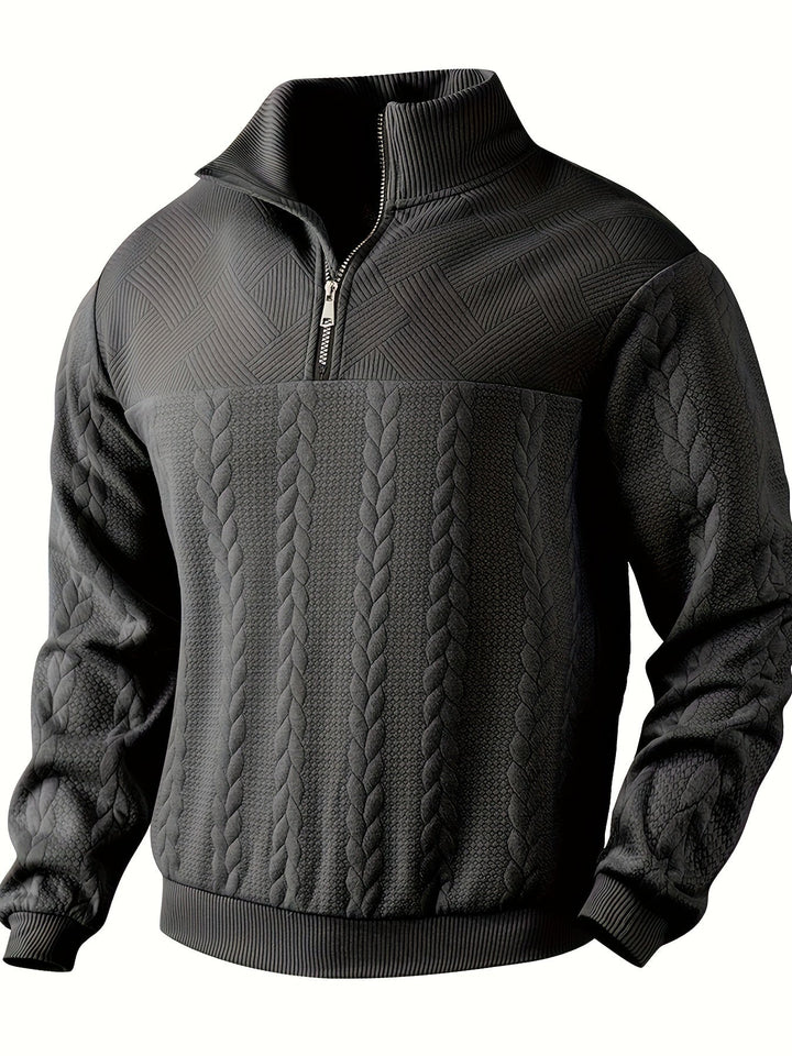 Caleb – Vintage Reißverschluss Pullover