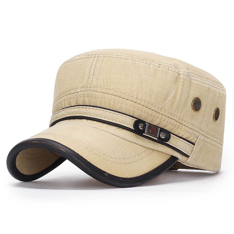 Goggins – Flache Baumwoll Kappe Im Vintage Stil