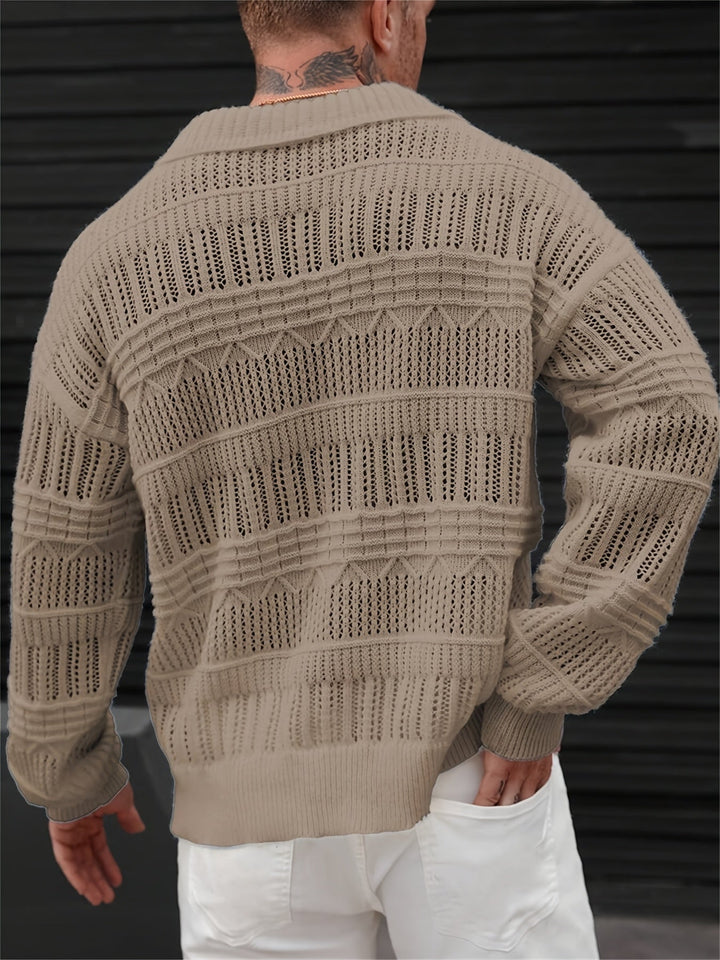 Wesley – Langarmpullover Mit Schneiden Raus Entwurf