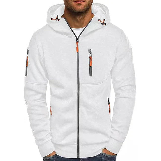 Clark - Reißverschluss Kapuze Strickjacke