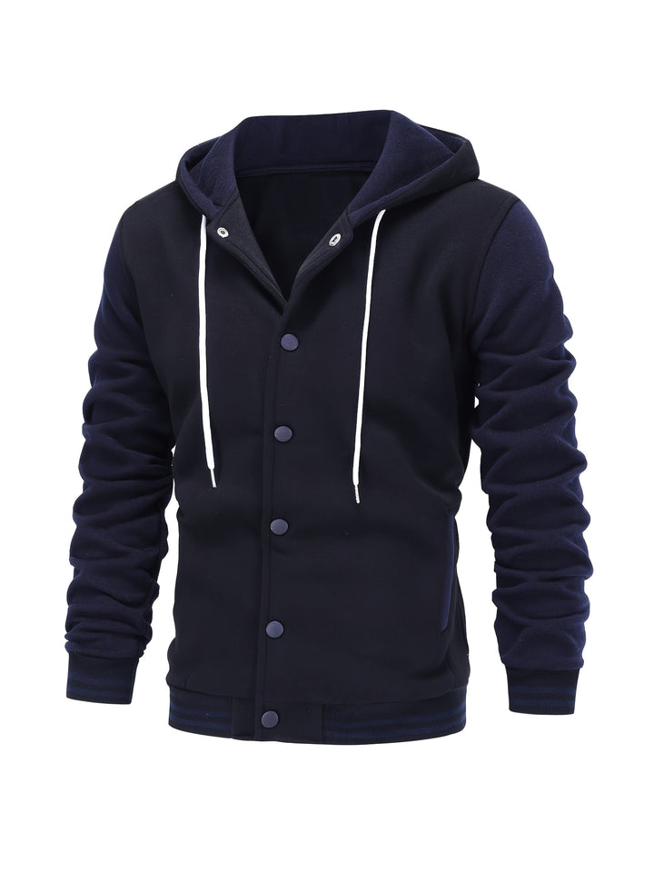 Askhat - Langärmelige Baseballjacke Mit Kapuze