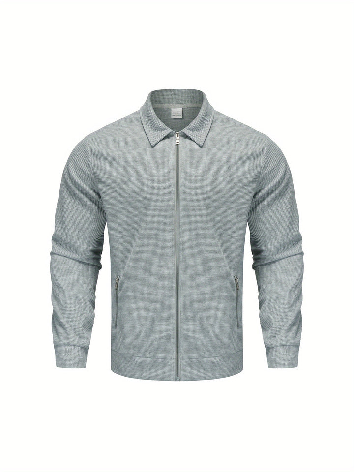 Marvin – Lässige Polyester Jacke Mit Reißverschluss