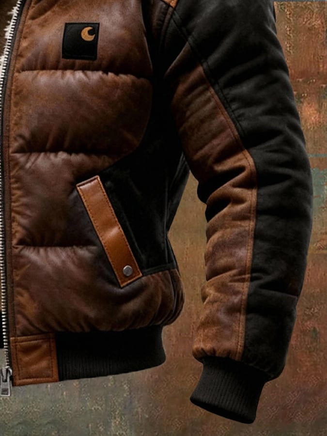 Patrik – Doppellagige, Wattierte Jacke Mit Kragen