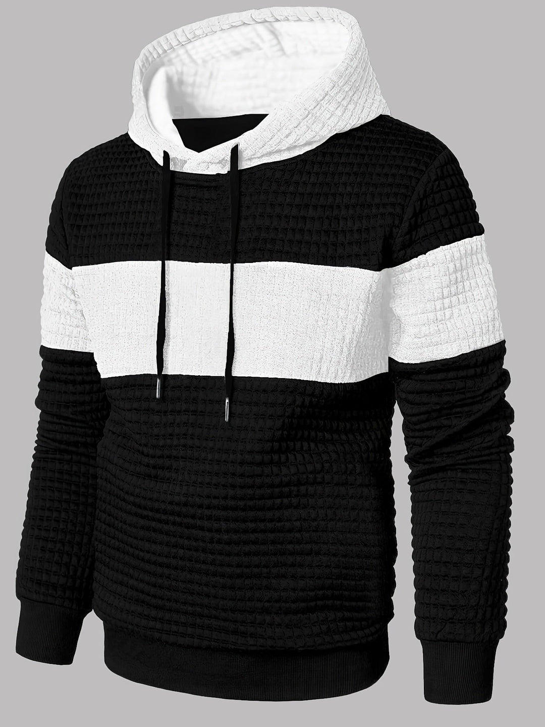 Fredric - Blockierung Stilvoller Kapuzenpullover Schweiß Hemd