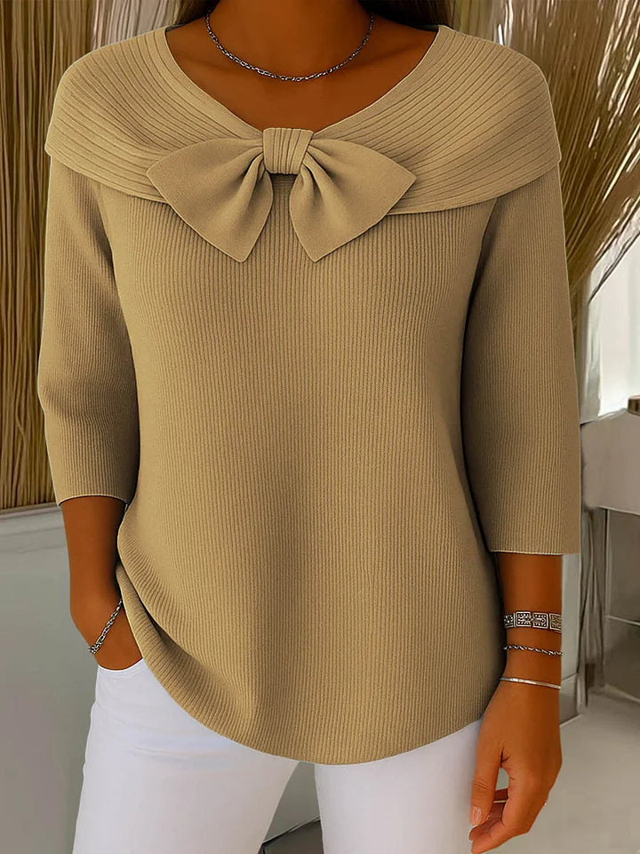 Mylie – Strick Pullover Mit Rundhalsausschnitt