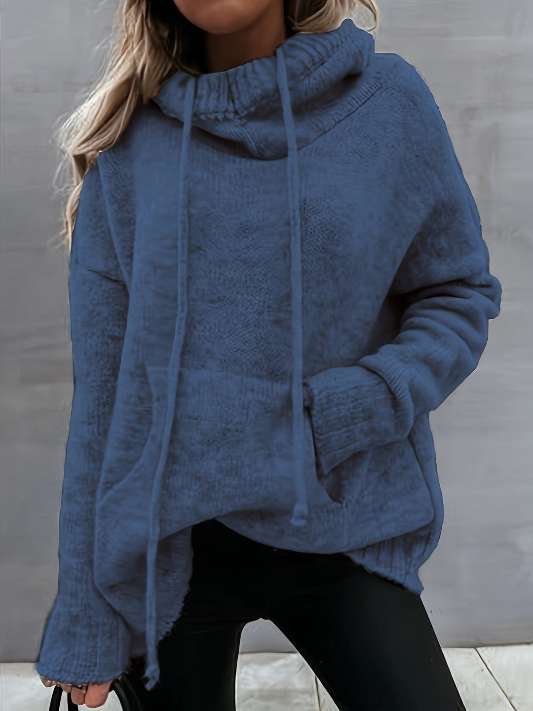 Zelina – Langarmpullover Mit Tasche