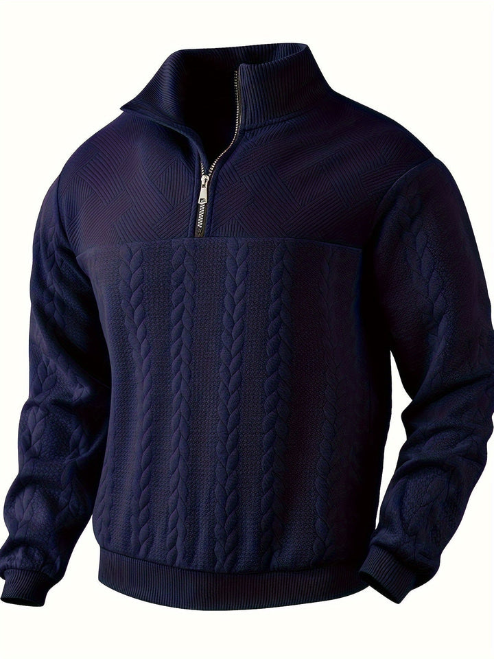 Caleb – Vintage Reißverschluss Pullover