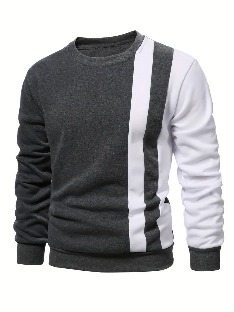 Blaine – Stilvolles Sweatshirt Mit Kontrastierenden Streifen