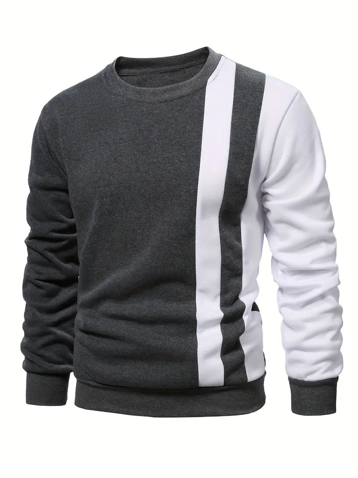 Blaine – Stilvolles Sweatshirt Mit Kontrastierenden Streifen