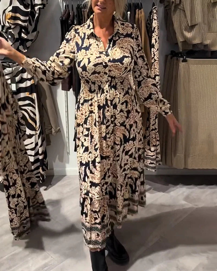 Merle – Modisches Kleid Mit Muster