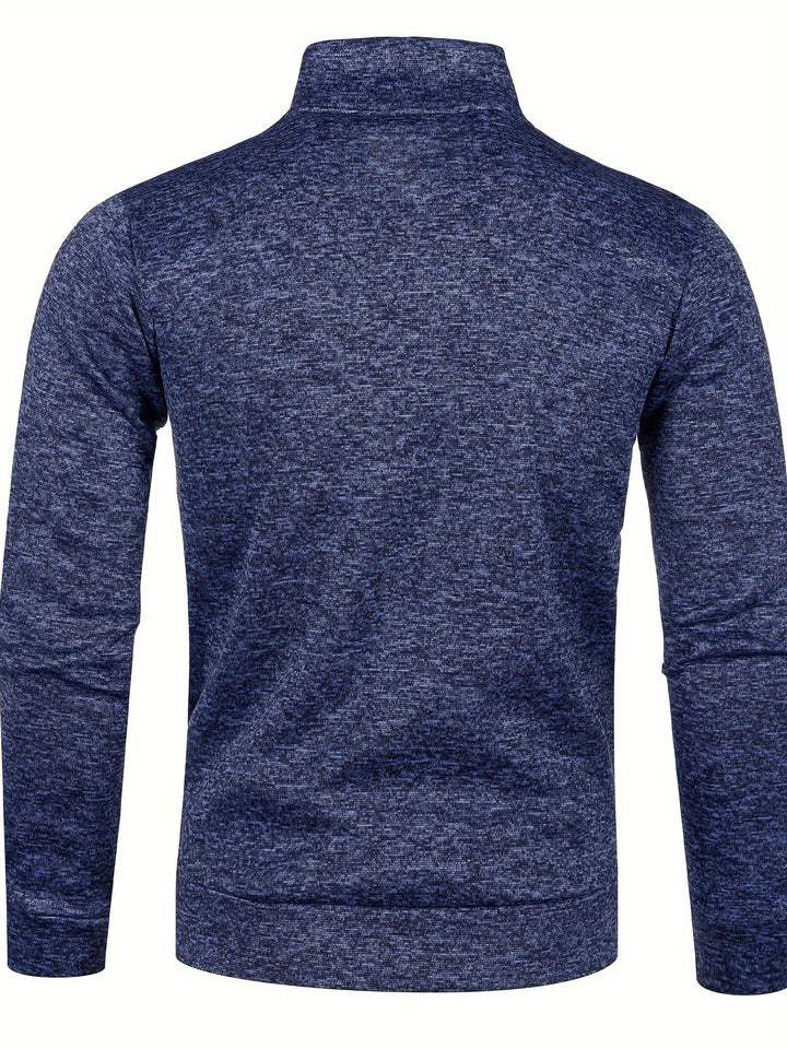 Grzegorz – Langärmelige Strickjacke Mit Reißverschluss