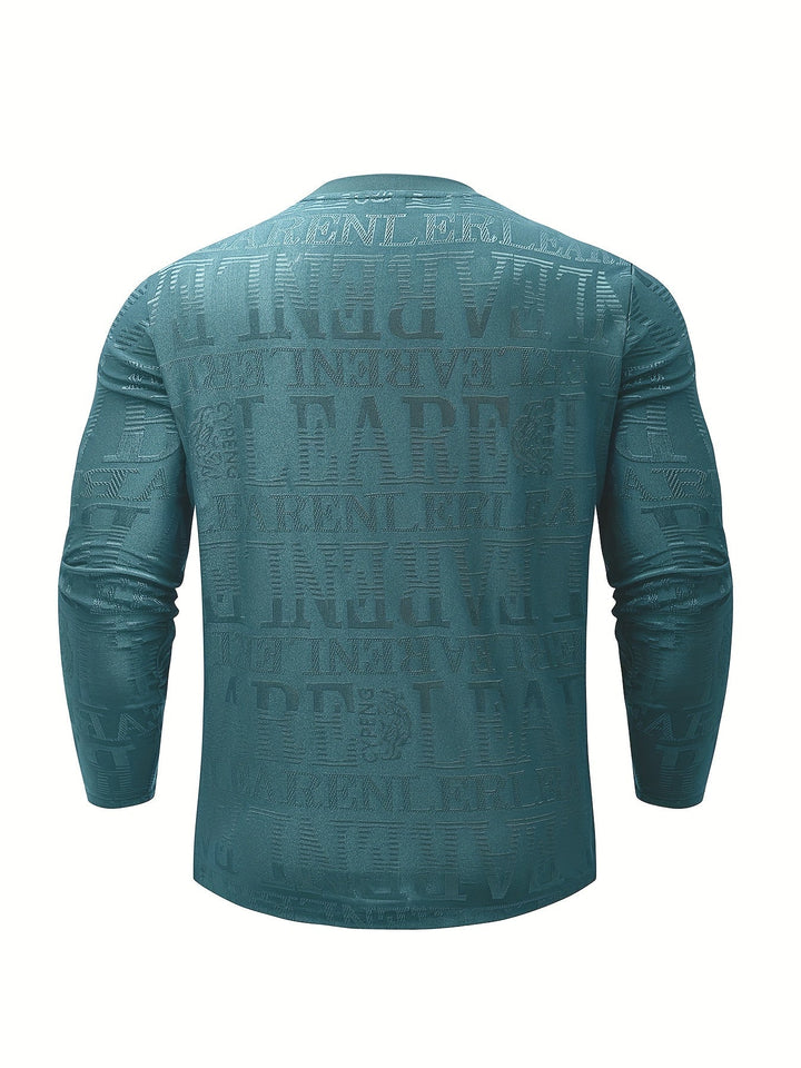 Yildiz – Langarmshirt Mit Geometrischem Entwurf