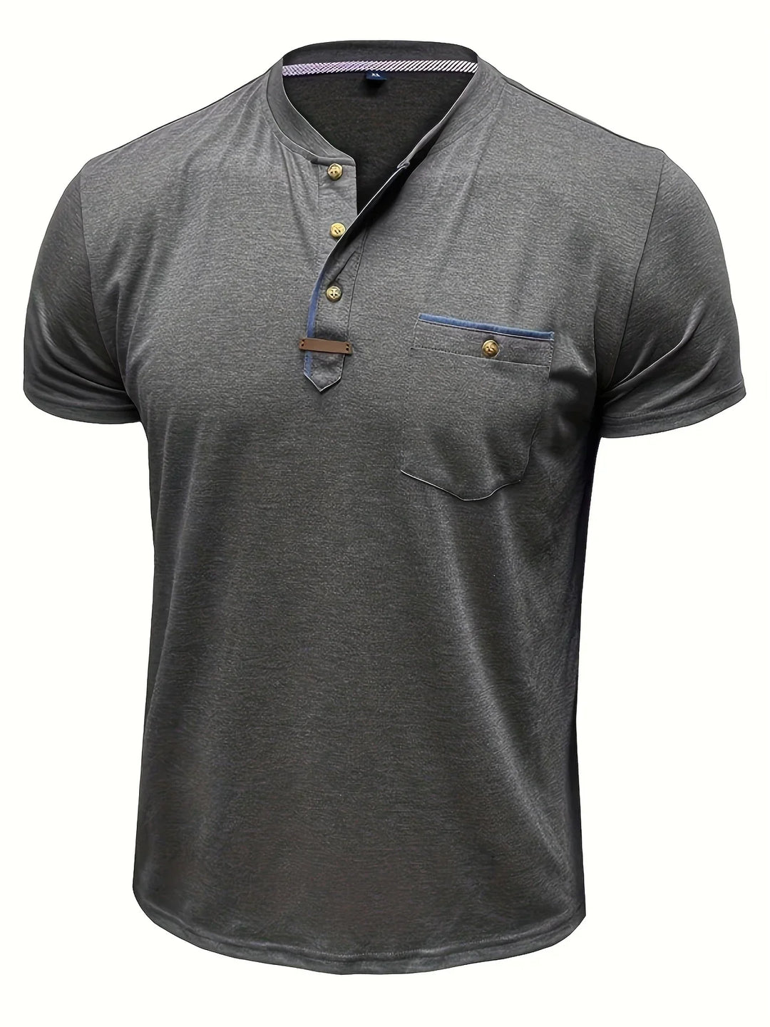 Saxon – Elegant Rundhalsausschnitt T Hemd Mit Tasche