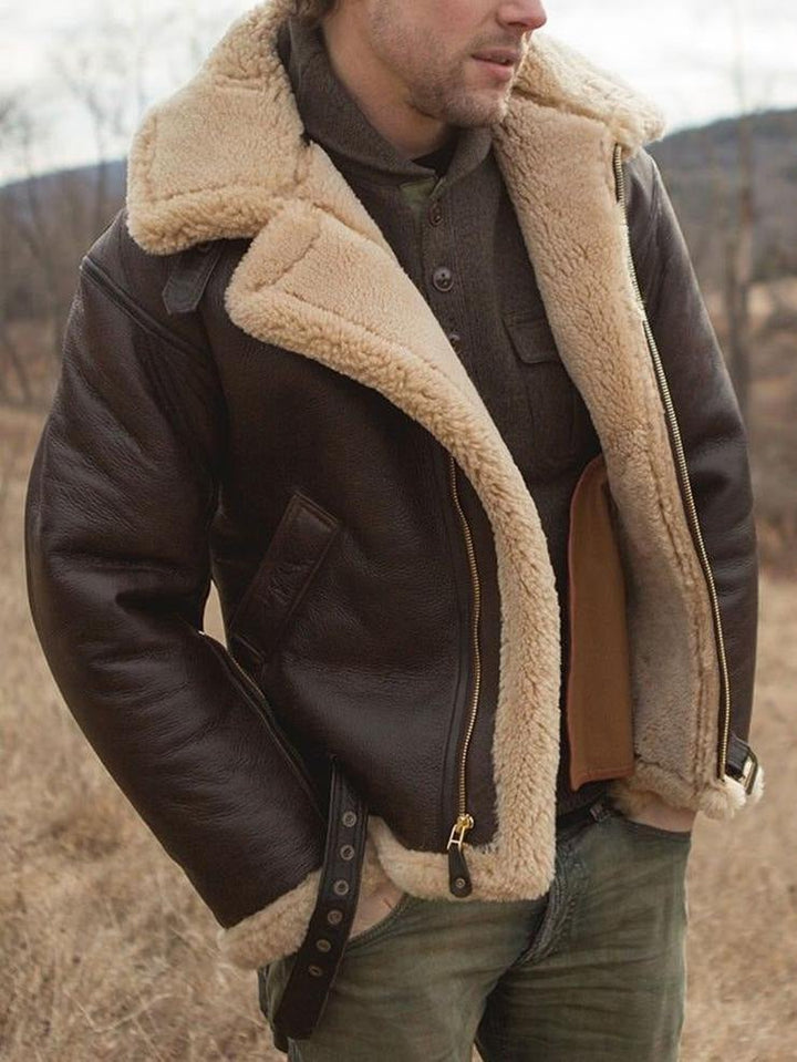 Graham - Warme Lederjacke