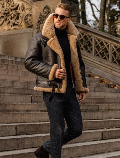 Graham - Warme Lederjacke