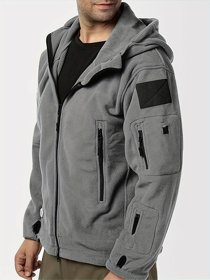 Rosendo – Langärmeliger Kapuzenpullover mit Taschen