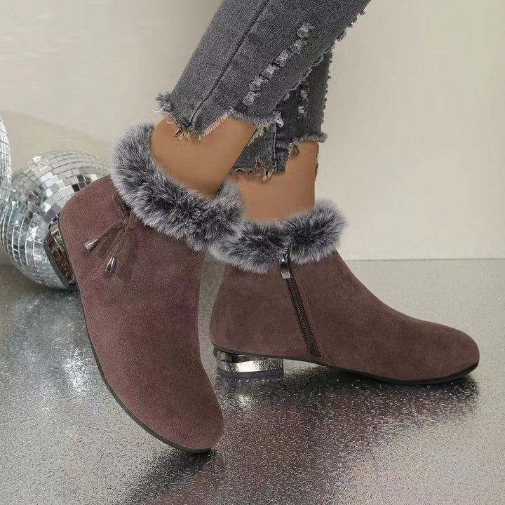 Cassily – Stiefel Etten Mit Fellbesatz