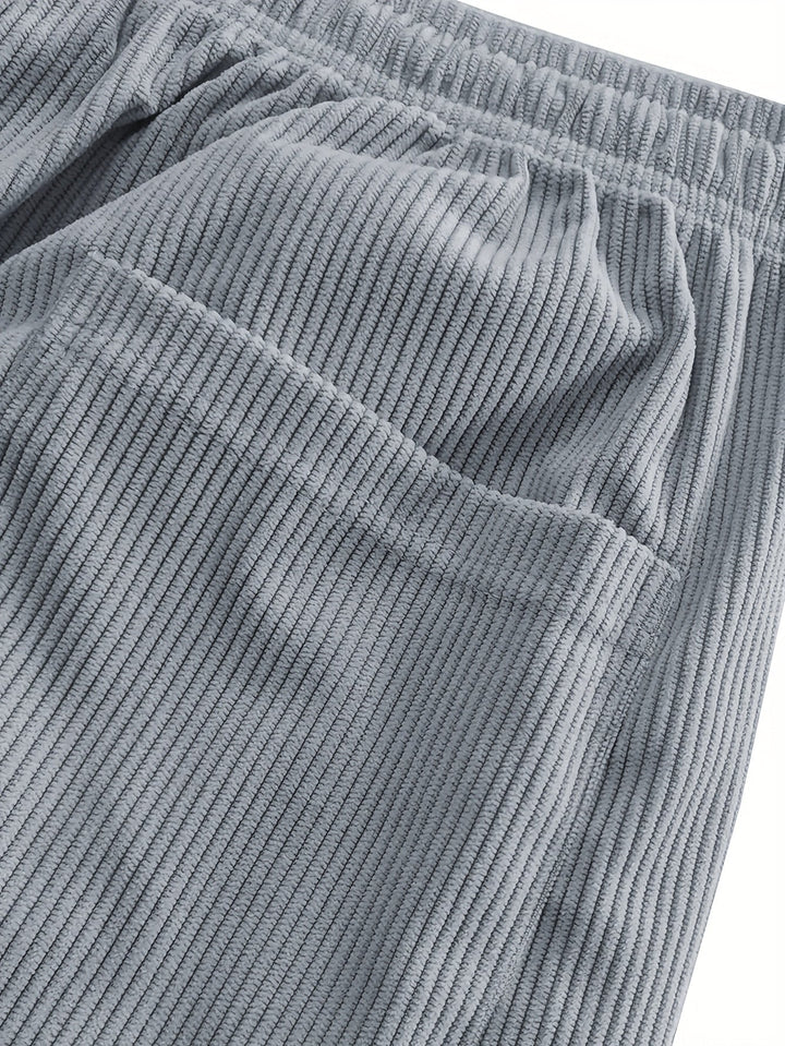 Asher - Gerade Geschnittene Hose Mit Kordelzug Der Taille