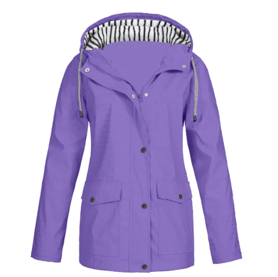 Ilektra – Elegante Langärmelig Wasserdicht KapuzenPullover