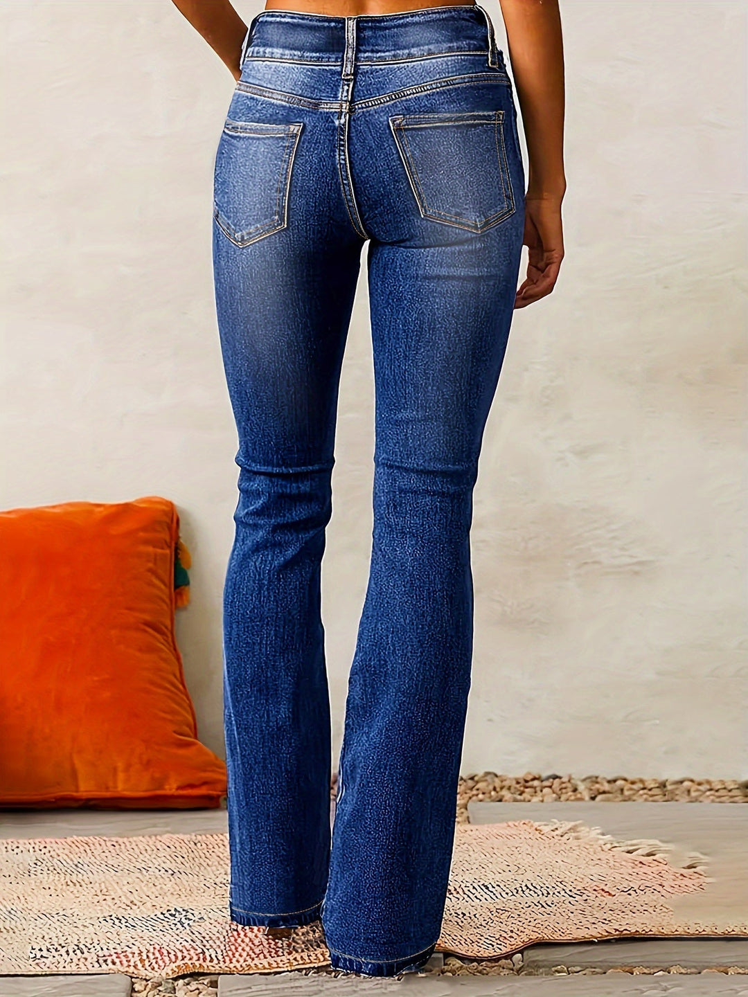 Andiara – Jeans Mit Hoher Taille Und Ausgestelltem Bein