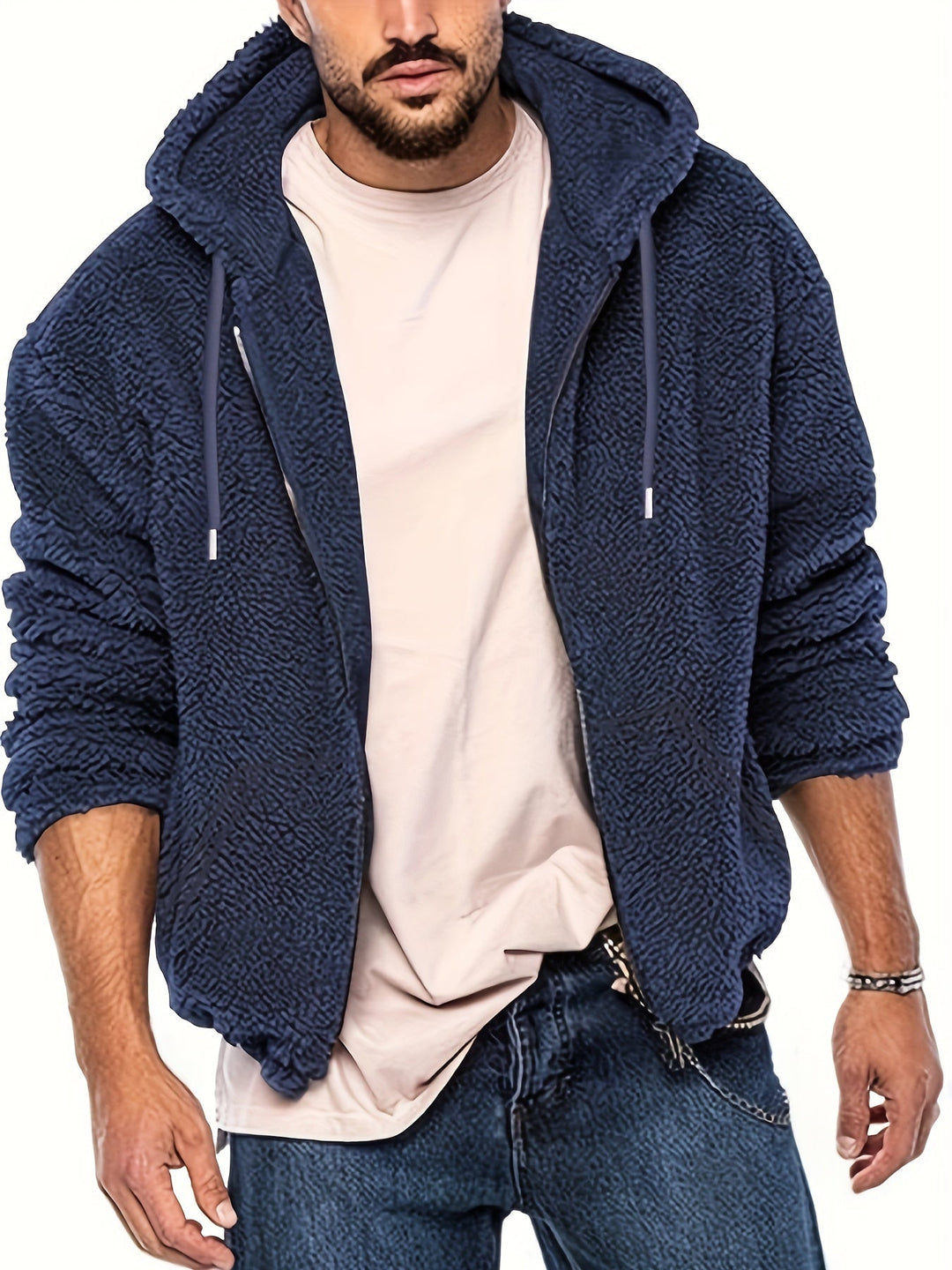 Hessel – Langarm Kapuzenpullover Mit Reißverschluss