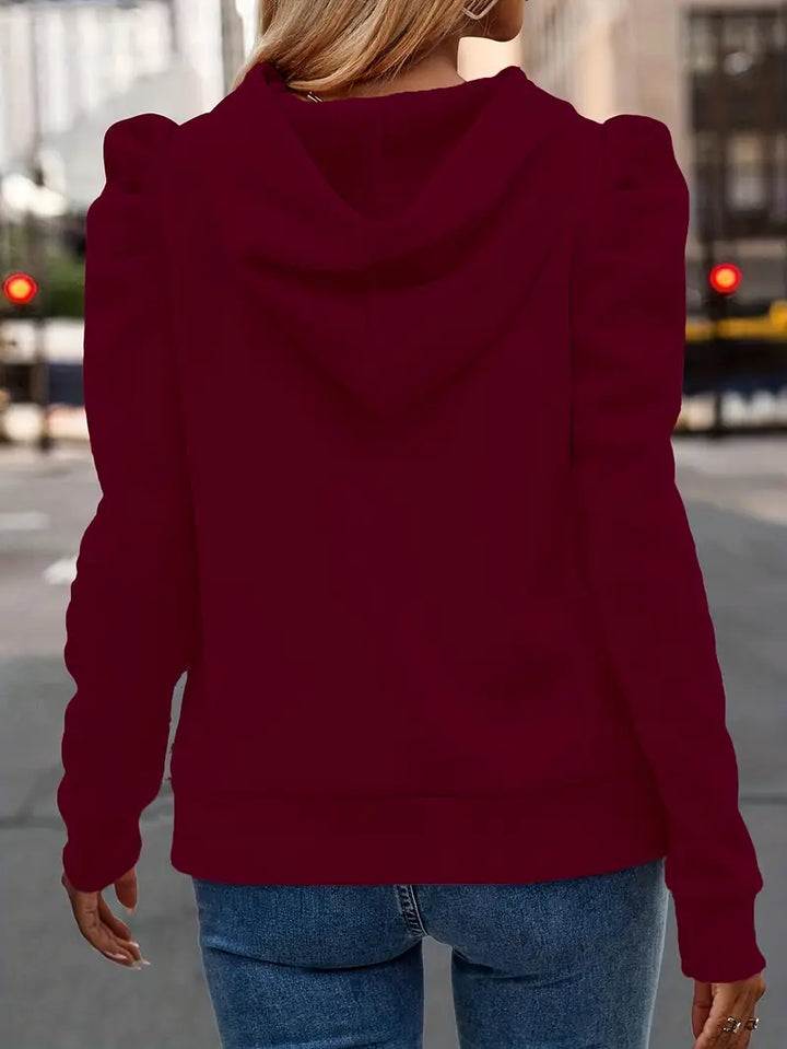Nandita - Atmungsaktiver Langarm Kapuzenpullover