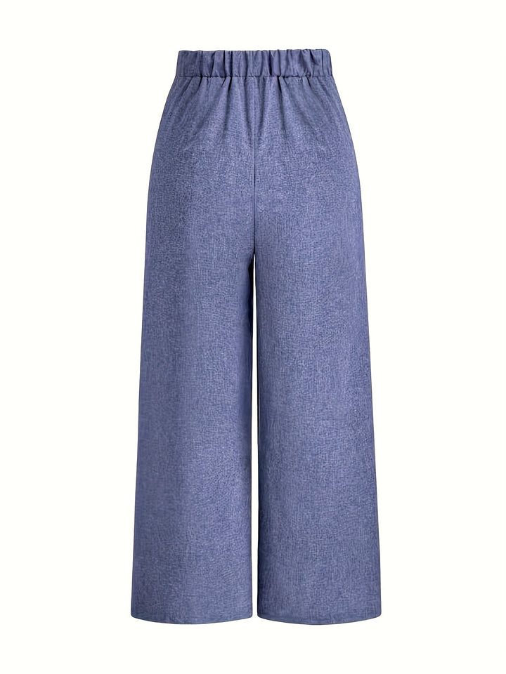 Nmelda – Hose mit hoher Taille und weitem Bein