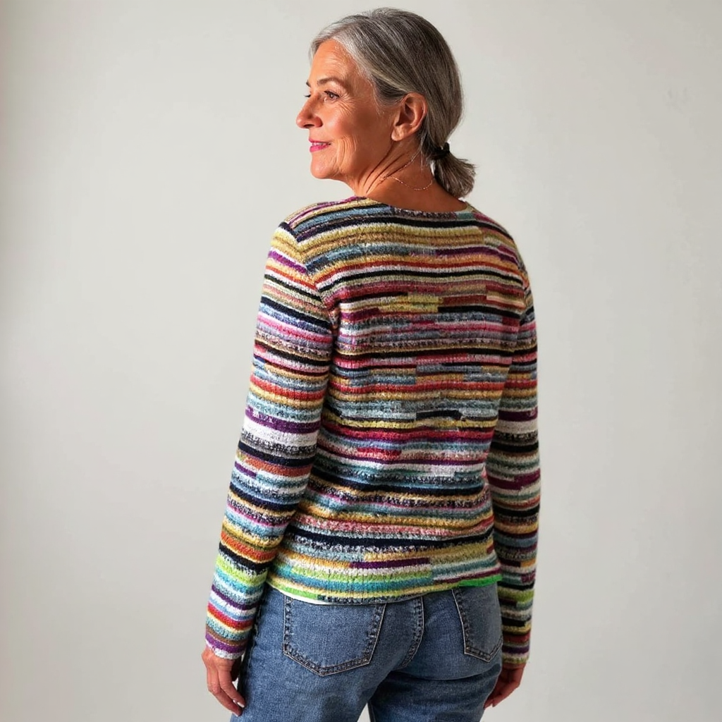 Giorgia - Klassischer Isländischer Strick Pullover Aus Wolle