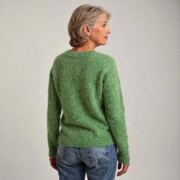 Isabellaa - Handge Fertigt Woll Pullover