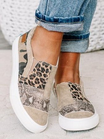 Valeriya - Freizeitschuhe mit Leopardenmuster