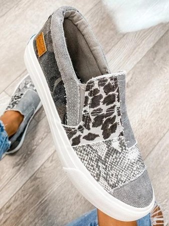 Valeriya - Freizeitschuhe mit Leopardenmuster