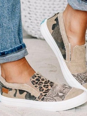 Valeriya - Freizeitschuhe mit Leopardenmuster