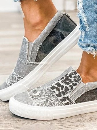 Valeriya - Freizeitschuhe mit Leopardenmuster