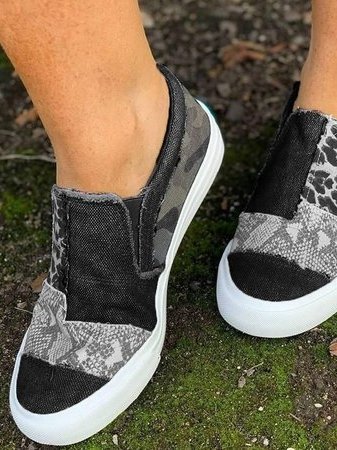 Valeriya - Freizeitschuhe mit Leopardenmuster