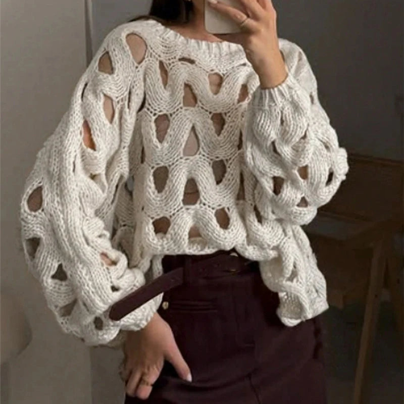 Şeyma – Lässiger Strick Pullover