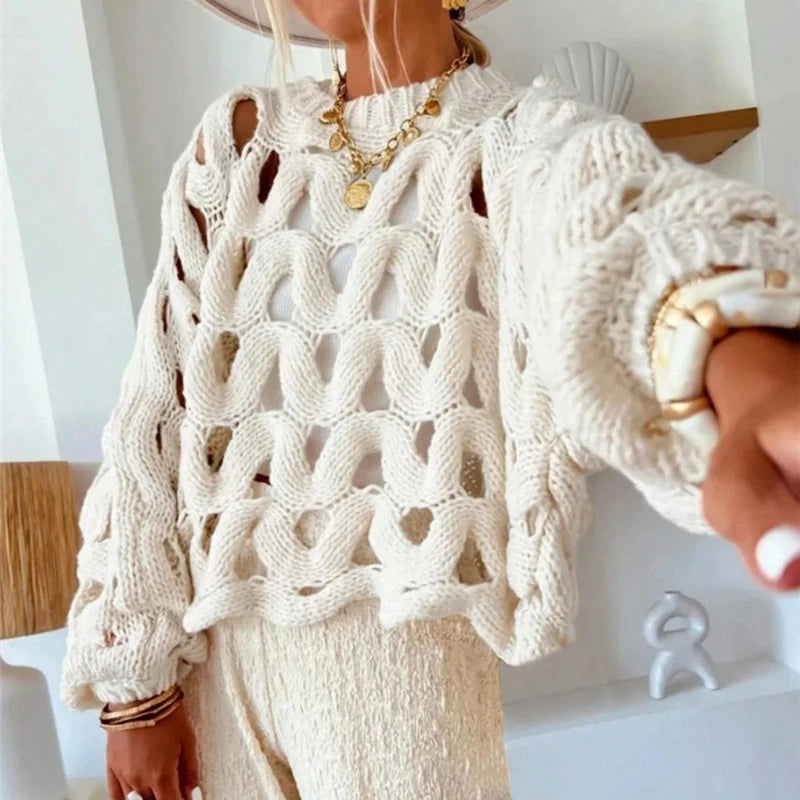 Şeyma – Lässiger Strick Pullover