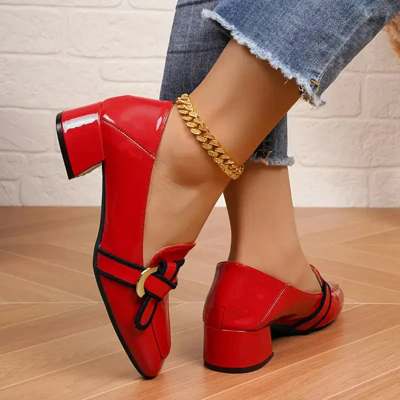Avelina – Hochwertiger Orthopädischer Leder Loafer