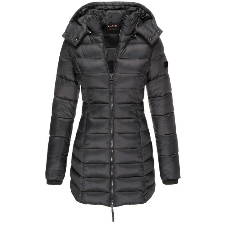Boudica – Lange Daunen Jacke