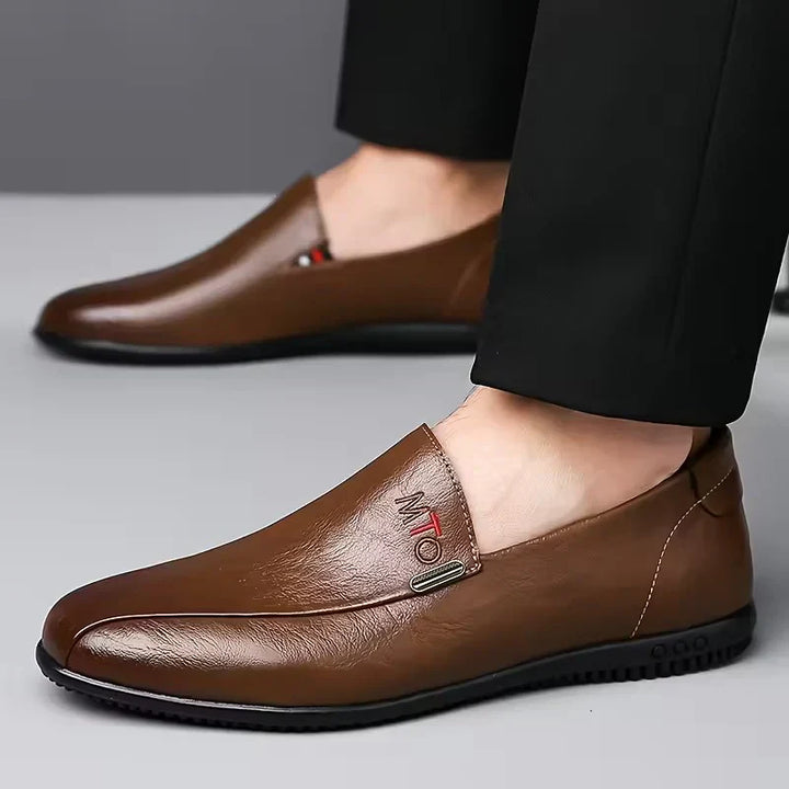 Nagidi – Orthopädischer Leder Slipper