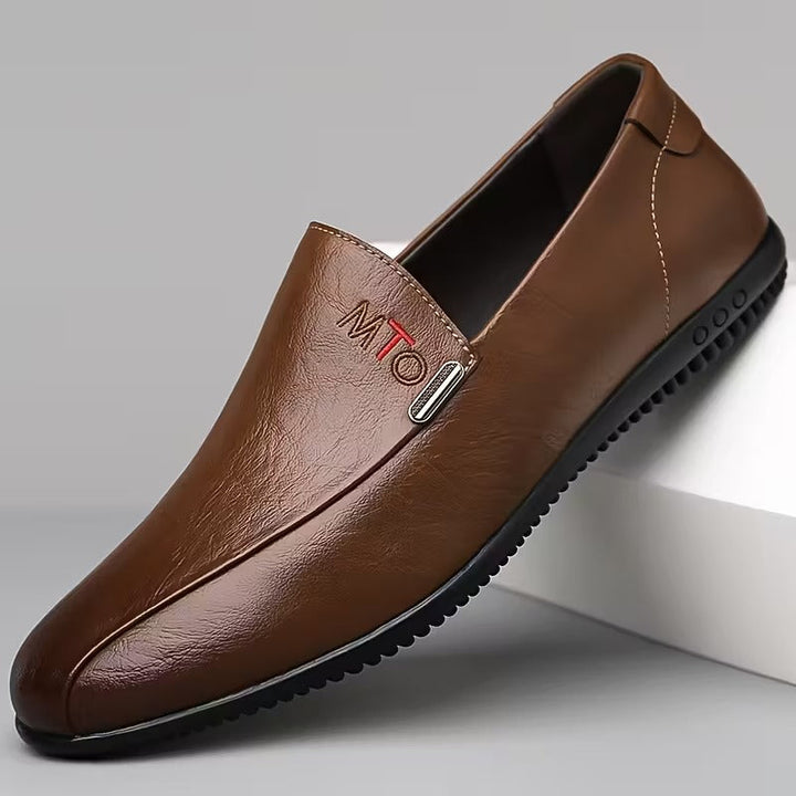 Nagidi – Orthopädischer Leder Slipper