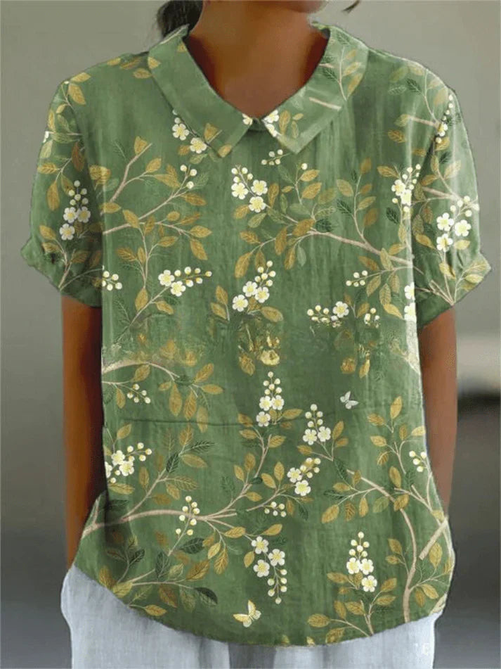 Inga - Bluse Mit Blumendruck