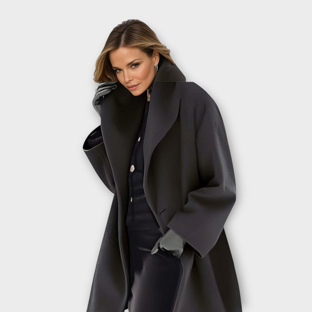 Elodie – Luxus Aus Wolle Windjacke Mantel