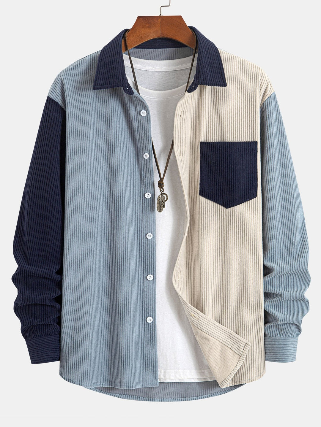 Dariel – Set Aus Patchwork Hemd Und Hose Aus Cord