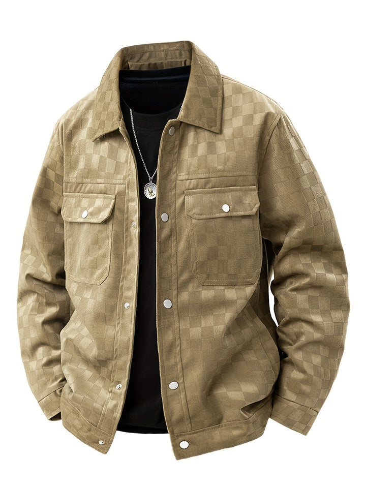 Shaviro – Karierte Wildleder Jacke