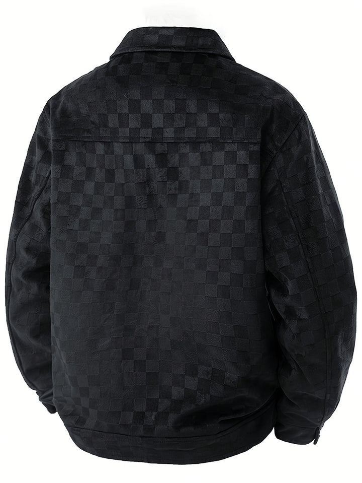 Shaviro – Karierte Wildleder Jacke