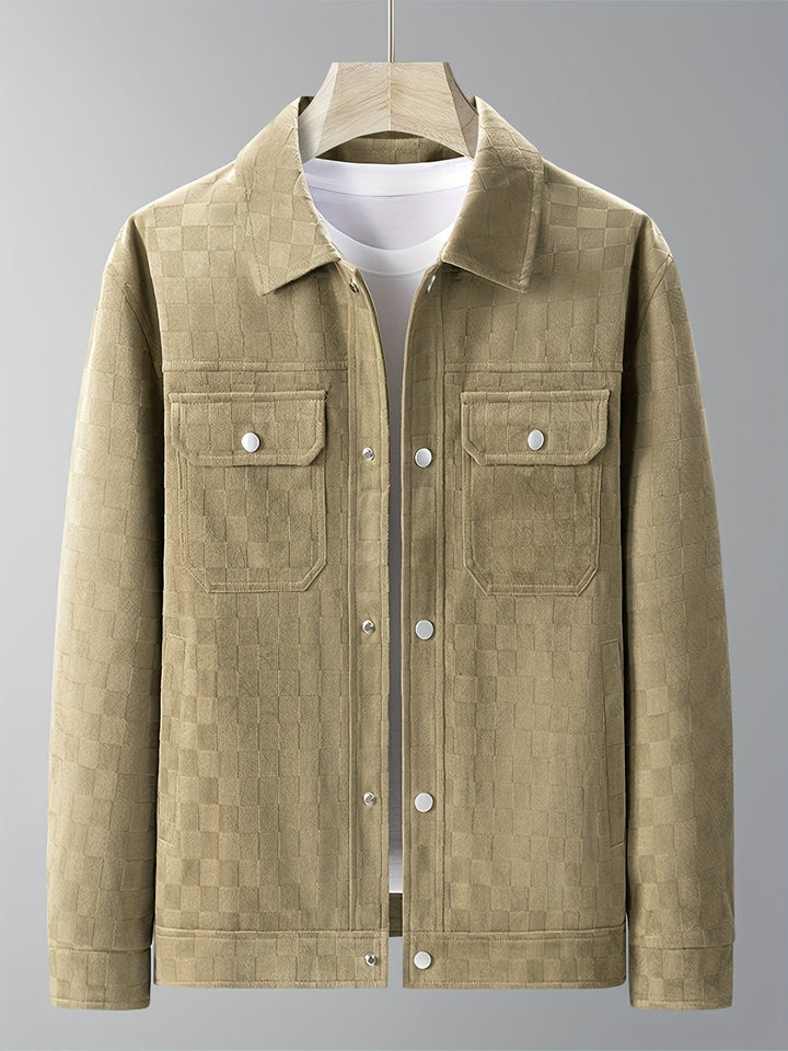 Shaviro – Karierte Wildleder Jacke