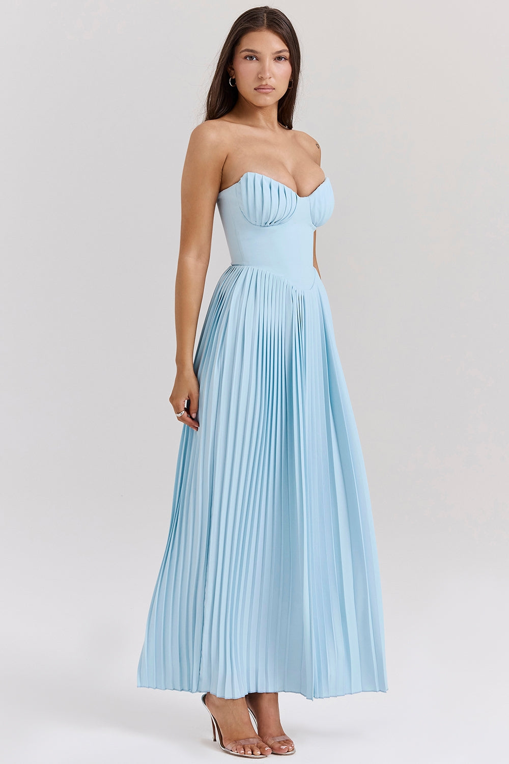 Rezida - Langes Kleid mit Korsett